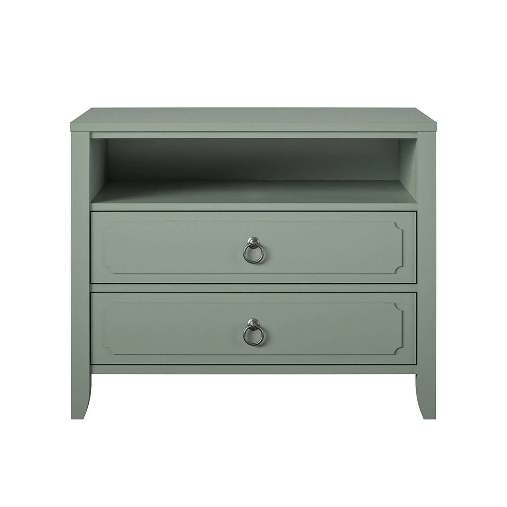 Drawer Nightstand, Green