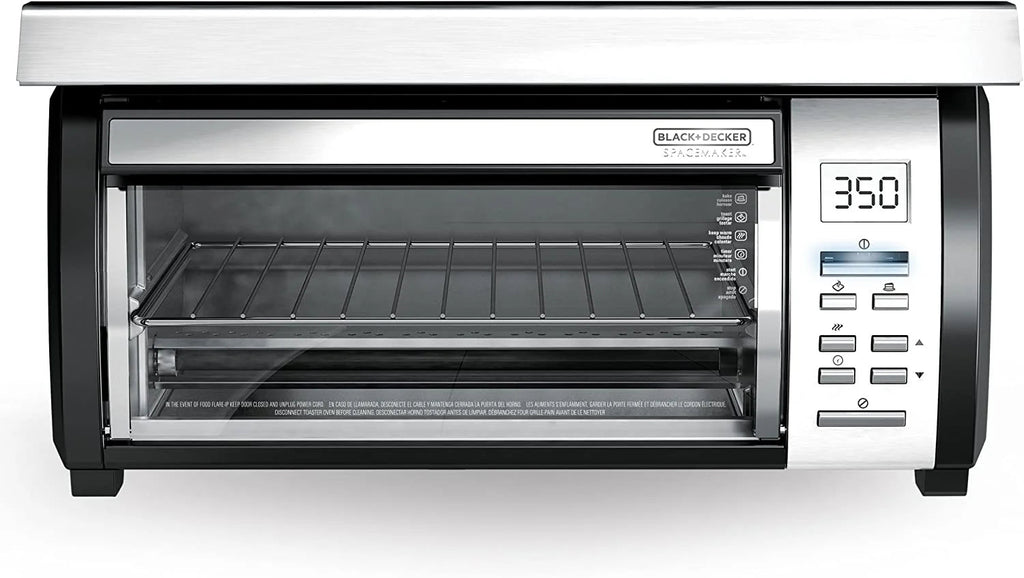 Spacemaker Under-Counter Toaster Oven, Black/Stainless Steel, TROS1000D