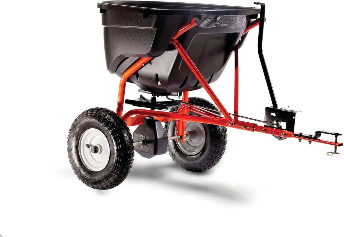 18" x 48" Tow Behind Poly Lawn Roller 550 lbs Weight with Water, Poly Drum and Steel Frame, with Plug. Designed for Lawn and Garden Tractors