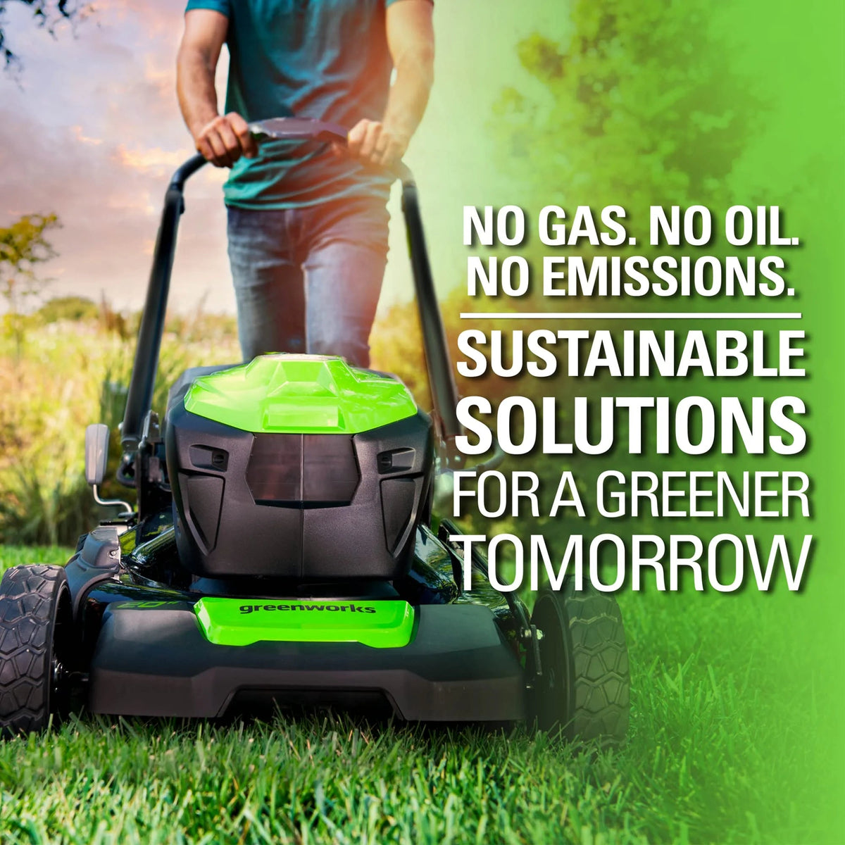 80V Cordless 21′′ Self-Propelled Brushless Lawn Mower | Greenworks