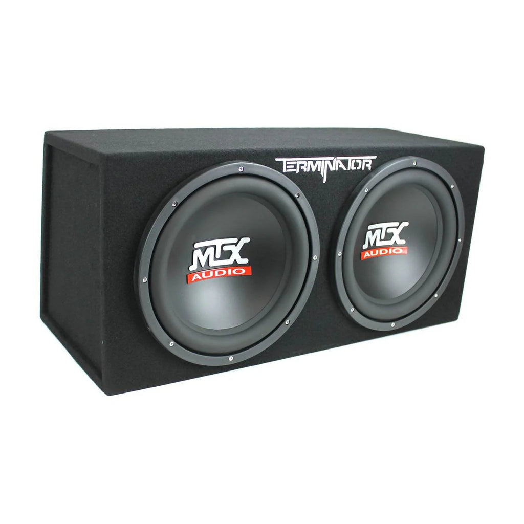 1200W Dual Loaded Subwoofer Box + 1500W Amplifier + Capacitor