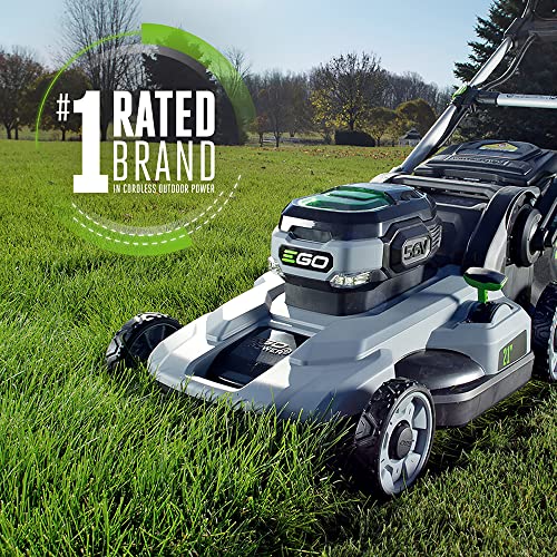 Power+ LM2101 21-Inch 56-Volt Lithium-ion Cordless Lawn Mower 5.0Ah Battery