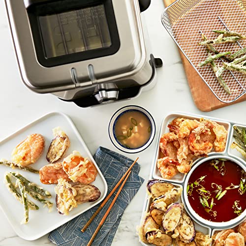 Ultimate Steel Deep Fryer with Basket 3.5 Liter Oil and 2.6 Pound Food Capacity