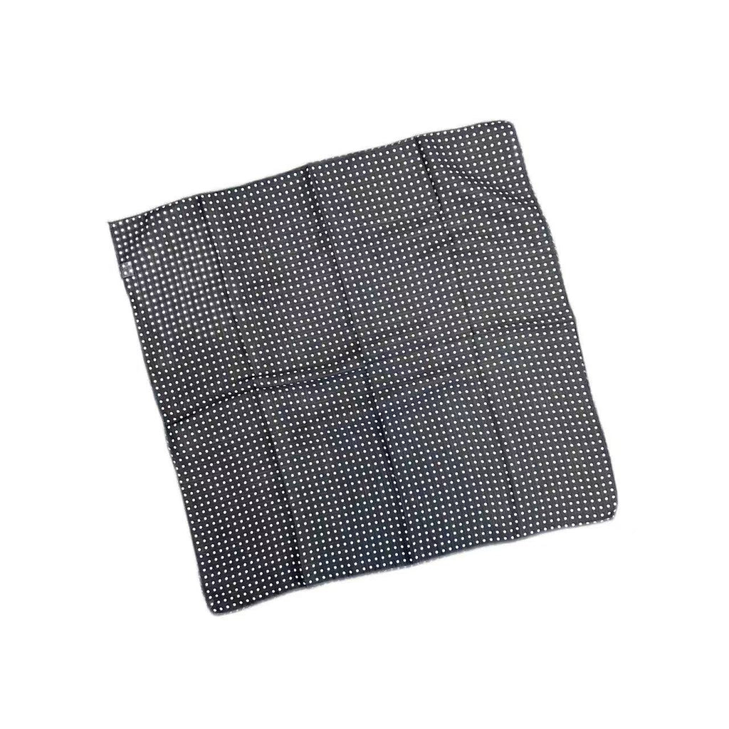 Classic Dotted Navy Scarf