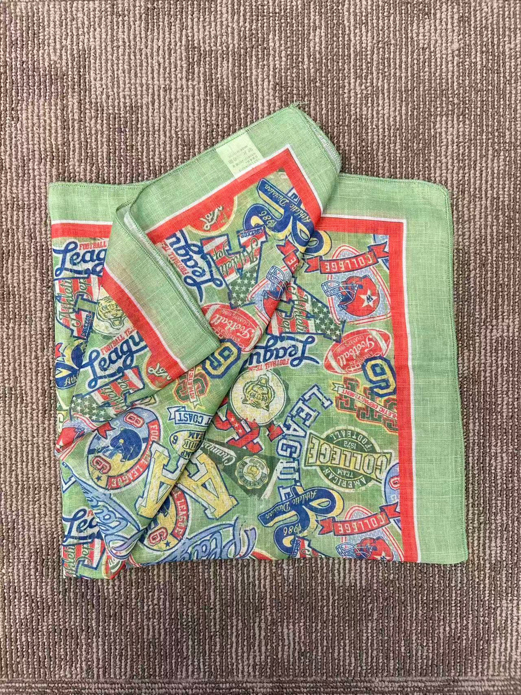 Colorful Word Print Scarf