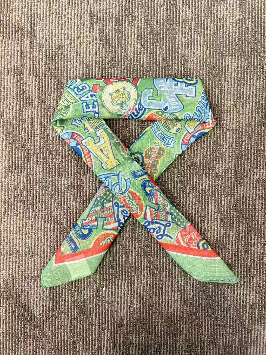 Colorful Word Print Scarf