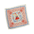 Folk Art Girl Print Scarf