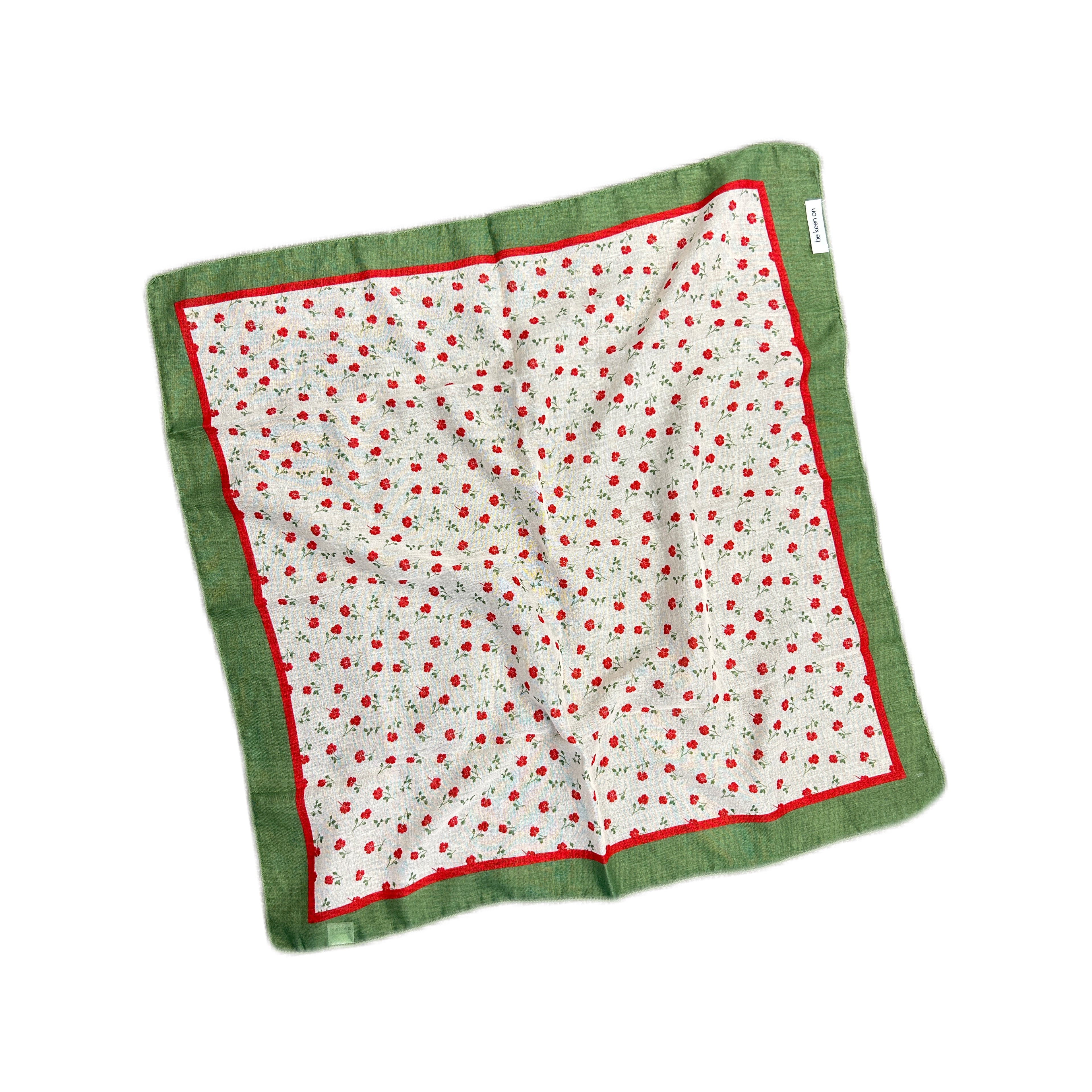 Red Cherry Print Scarf
