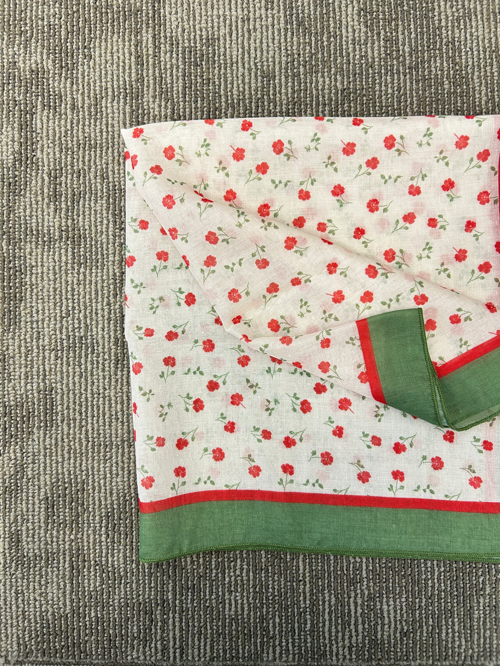 Red Cherry Print Scarf