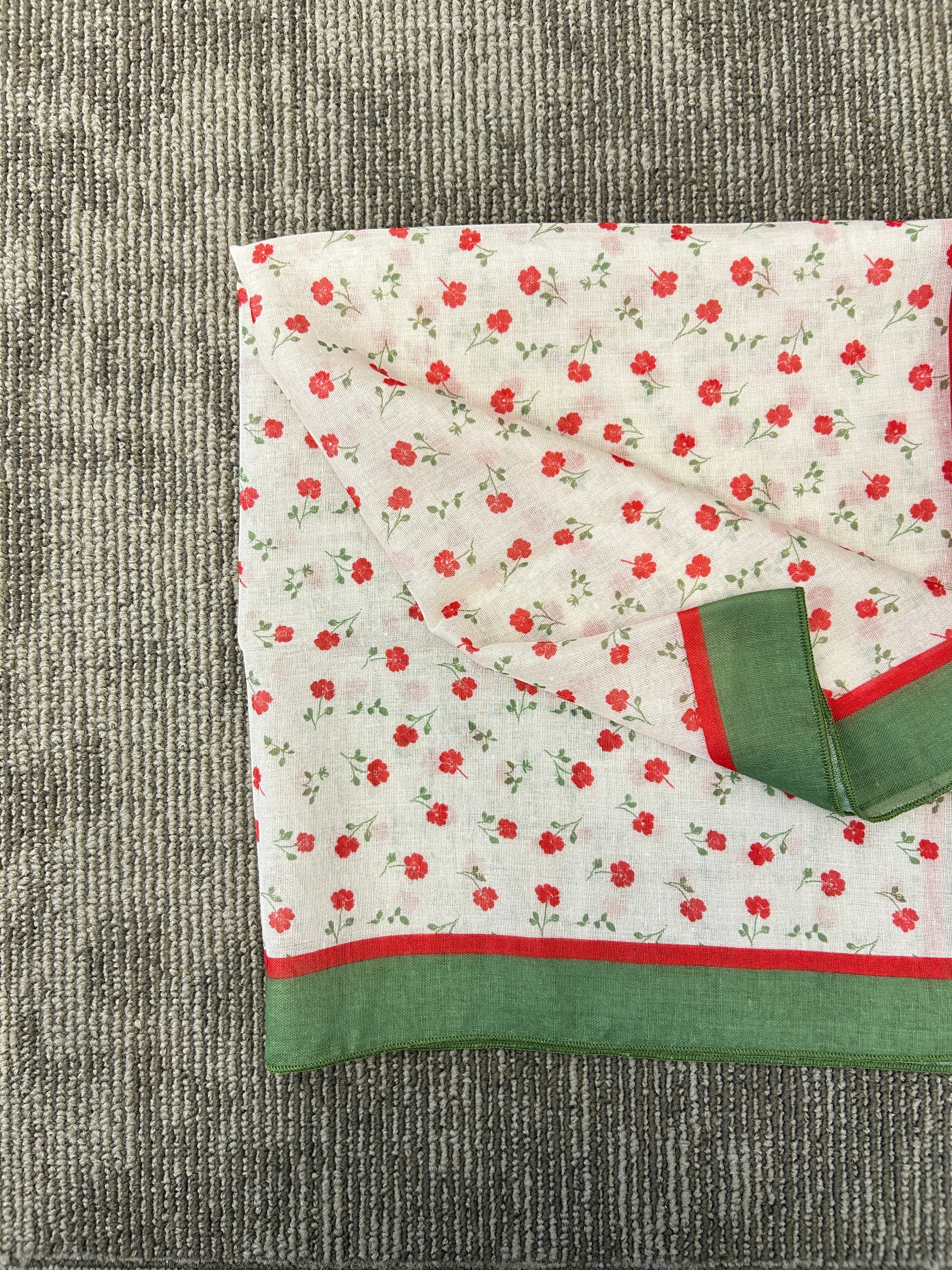 Red Cherry Print Scarf