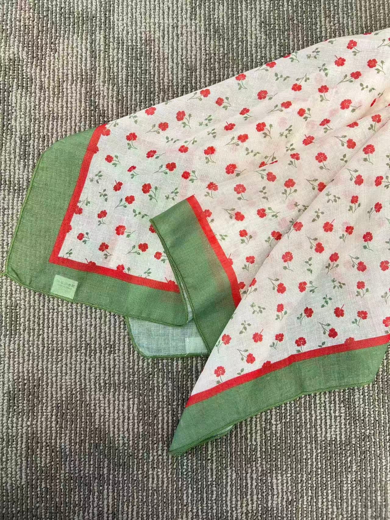 Red Cherry Print Scarf