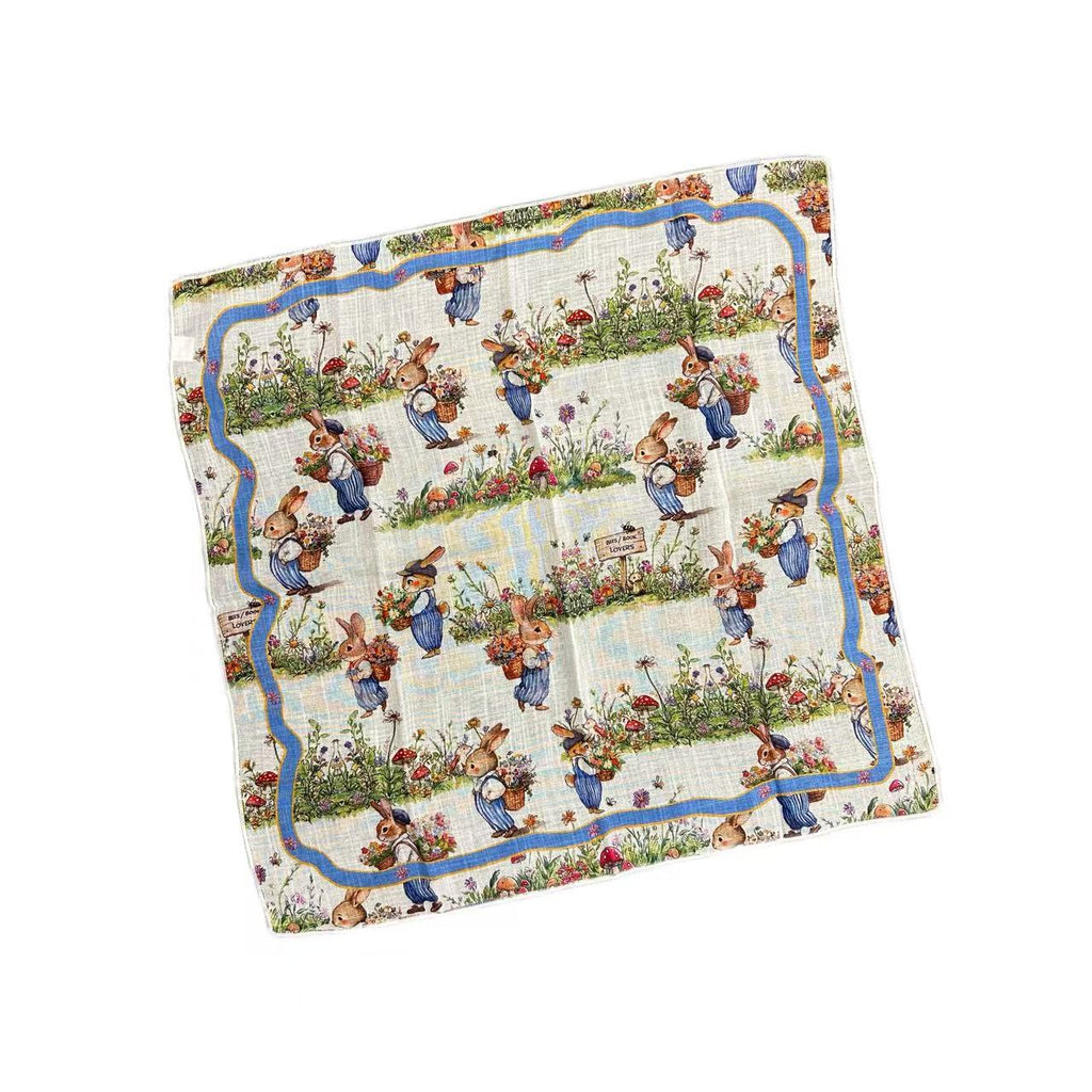 Storybook Rabbit Garden Scarf