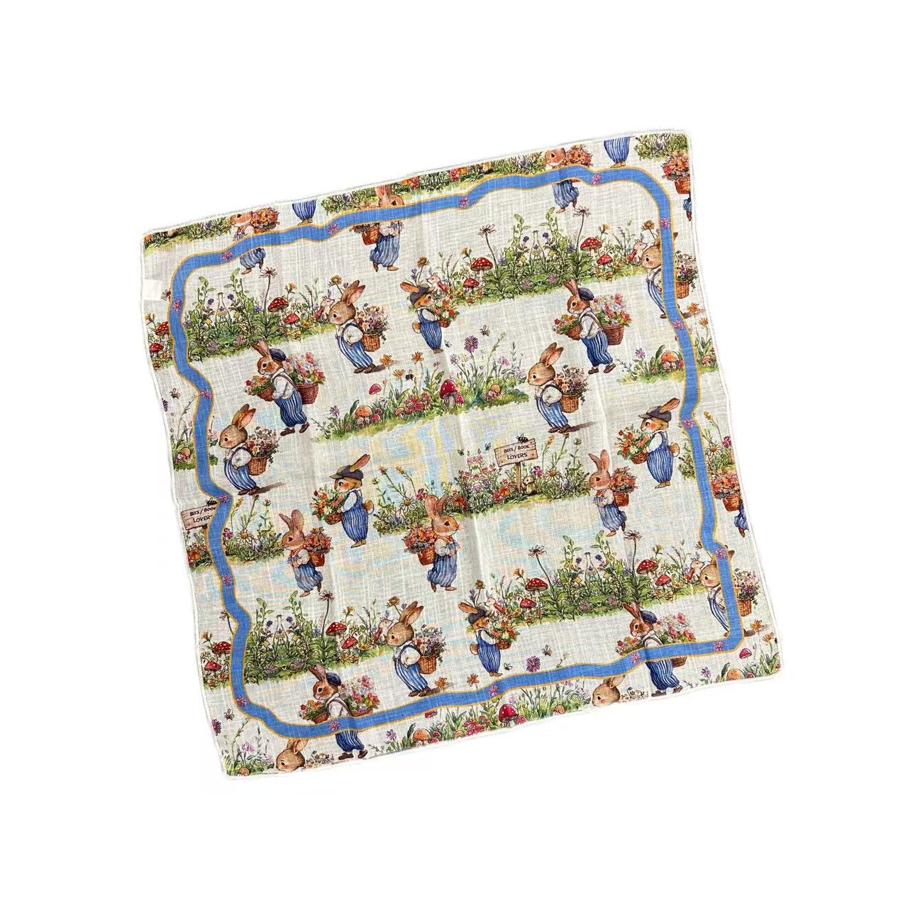 Storybook Rabbit Garden Scarf