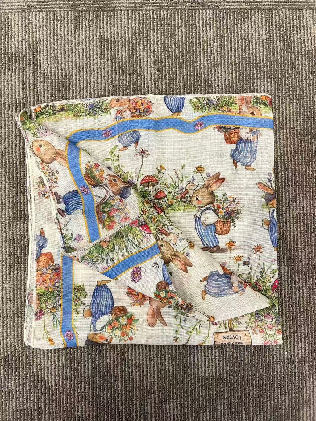 Storybook Rabbit Garden Scarf
