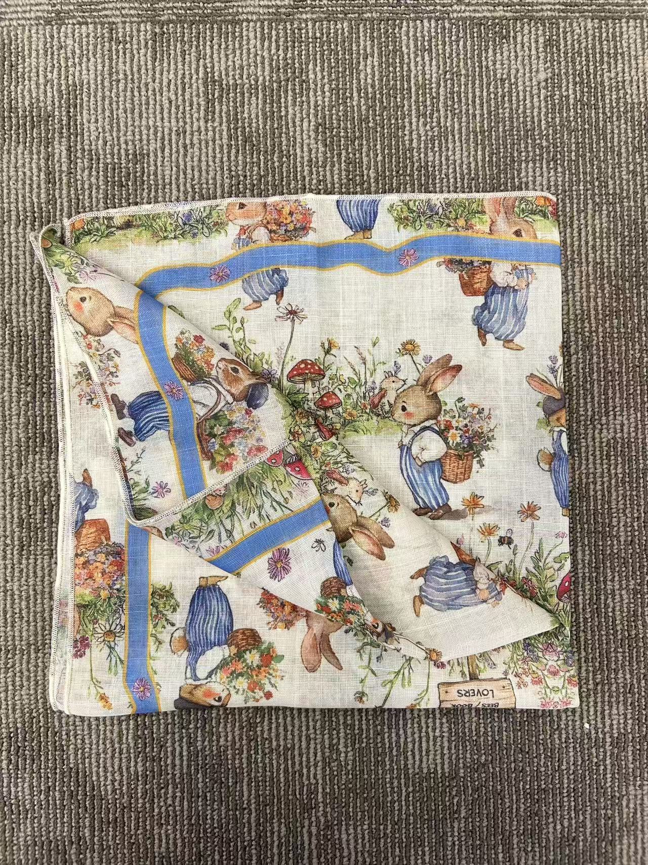 Storybook Rabbit Garden Scarf