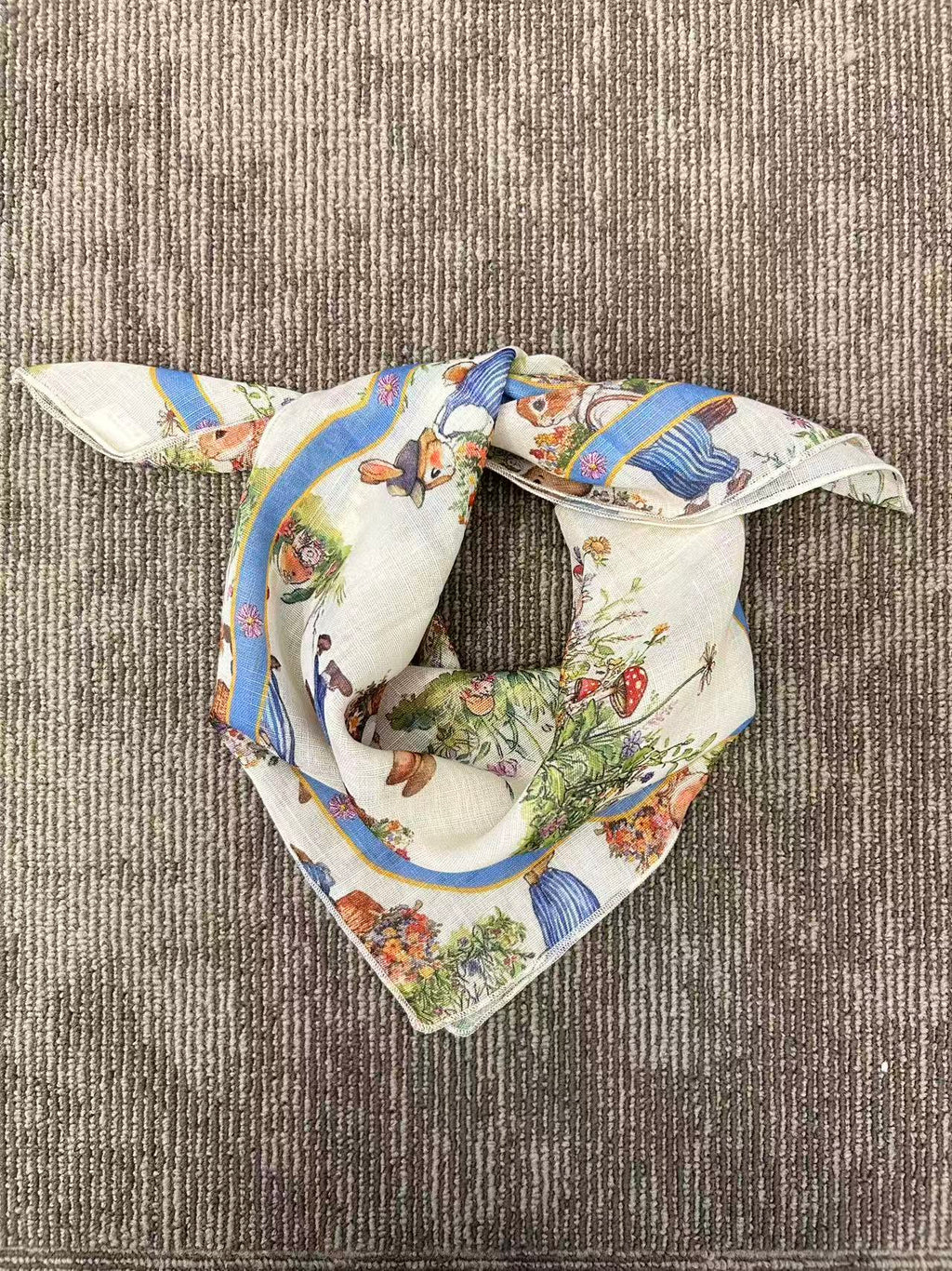 Storybook Rabbit Garden Scarf