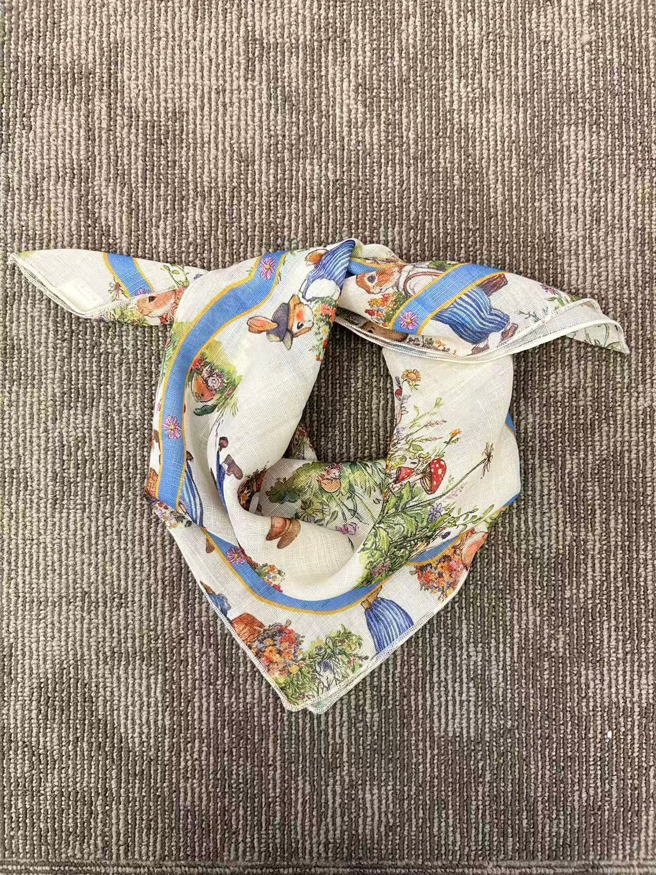 Storybook Rabbit Garden Scarf