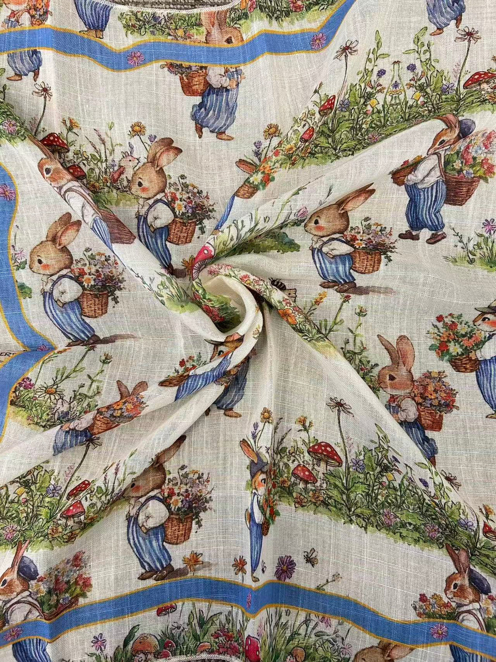 Storybook Rabbit Garden Scarf