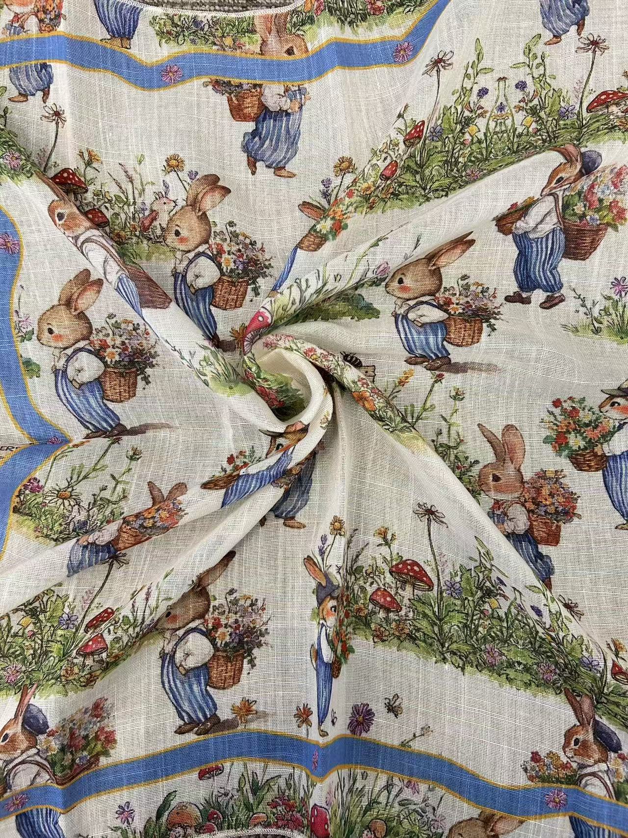 Storybook Rabbit Garden Scarf